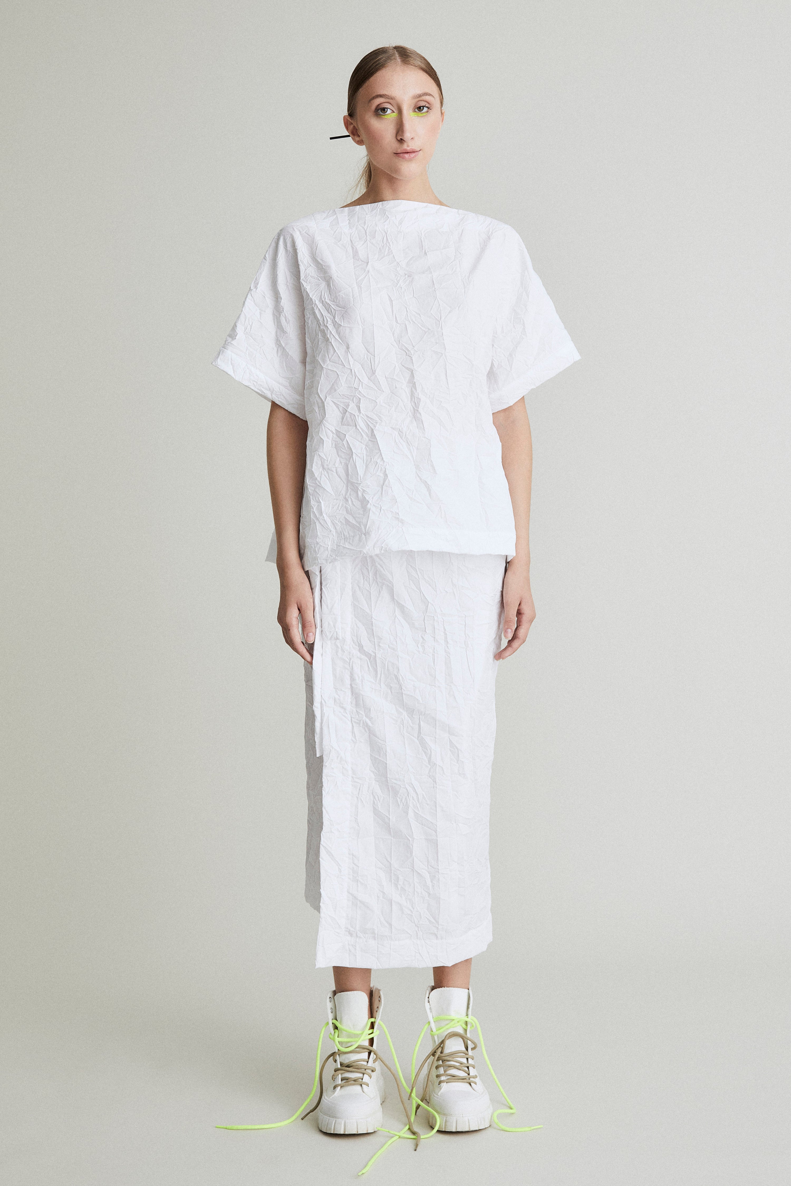 W_12 Skirt Double Crumpled