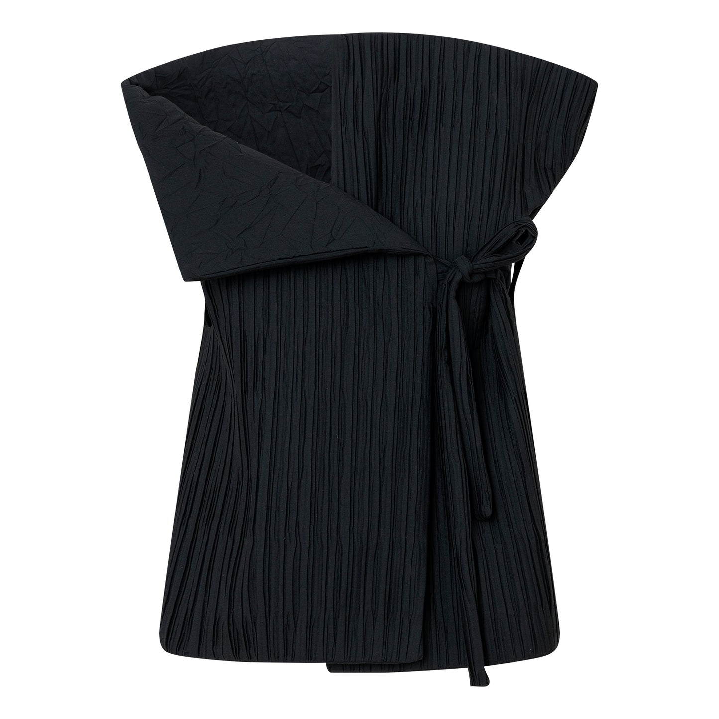 P_10 Vest Bolero Plisse